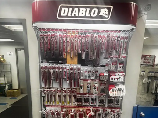 Diable tool display at Rex Pipe & Supply Co. Canton OH